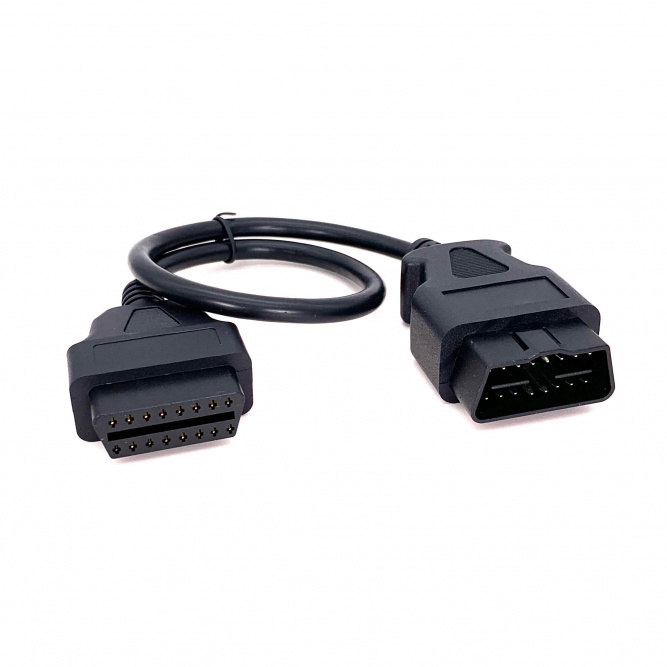 Удлинитель OBD2, длина 20 см.